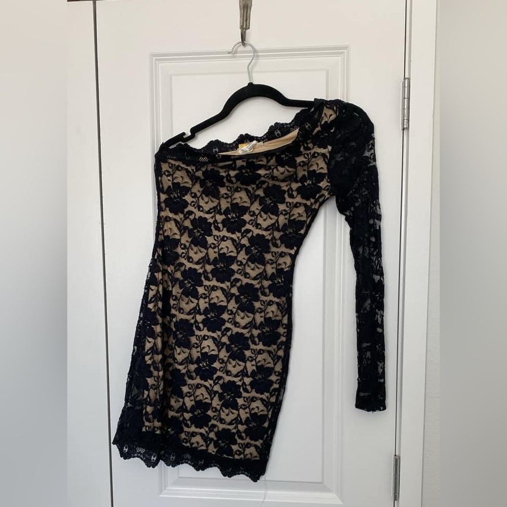 One Shoulder Mini Dress